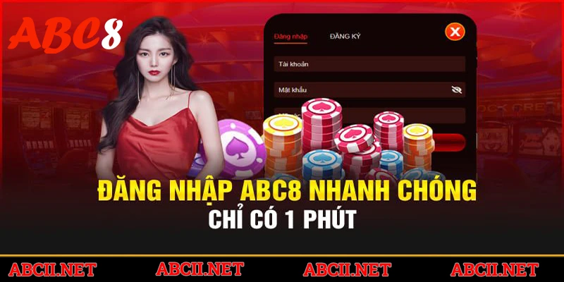 Trình tự các bước tiến hành đăng nhập ABC8